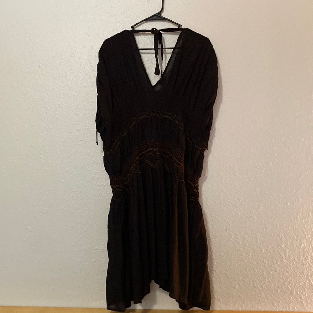Free People Black Mini Dress